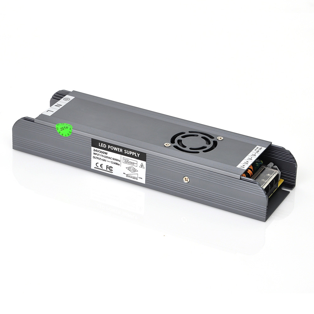 DC24V 300W 12.5A 0-10V LED dimming power supply DC24V 300W 12.5A 0-10V LED dimming power supply